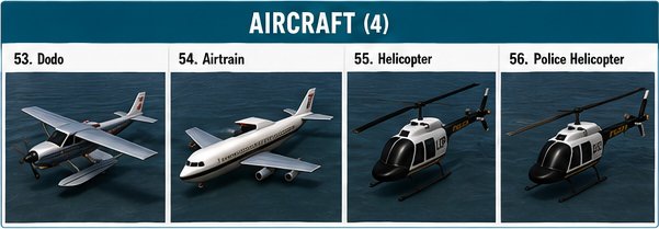 gta 3 vehicles