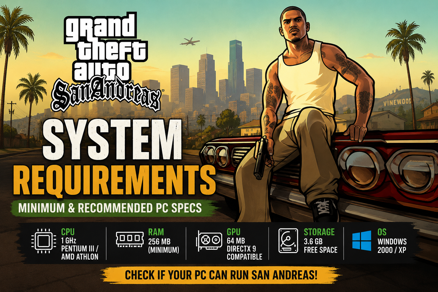 gta san andreas system requirements